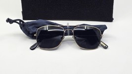 Vintage J Crew Sunglasses Y2K Gold Aviator With Bag - $19.79