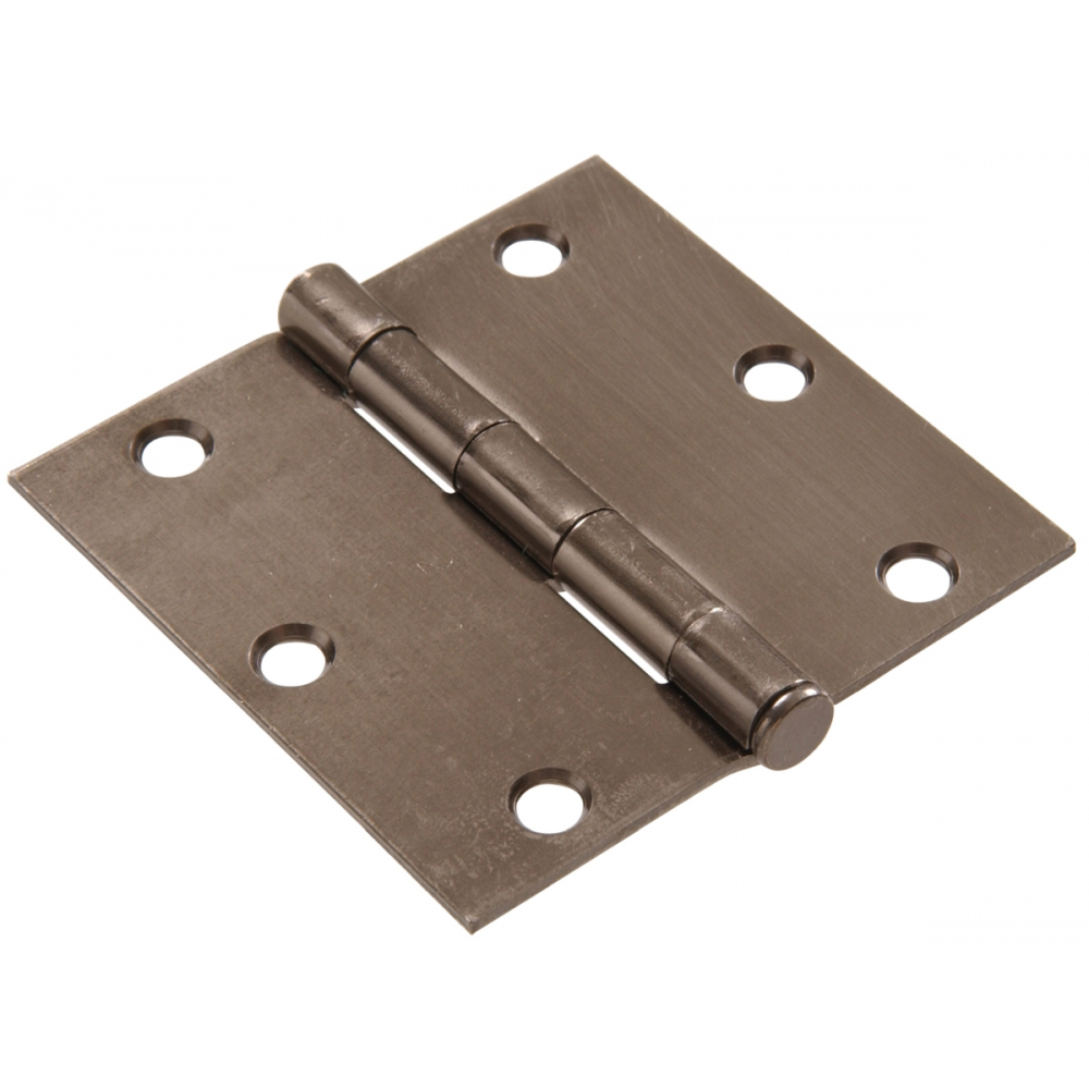 Carded - Removable Pin Residential Door Hinges Square Corners Full Morti... - $19.52