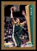 1992-93 Fleer #431 Rich King Seattle SuperSonics - $2.24