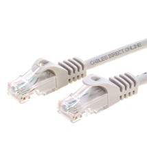 Cables Direct Online Snagless Cat5e Ethernet Network Patch Cable Gray 10... - £19.57 GBP