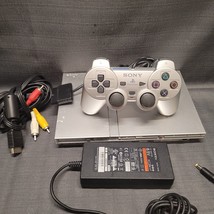 Sony PlayStation 2 PS2 Slim Limited Edition Silver Console System #1 - $75.00