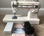 Vintage JC Penny Electric Sewing Machine With Hard Case - Model 7057 - $60.73
