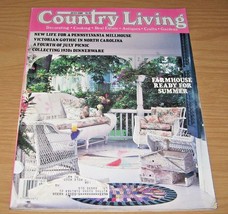 Country Living Magazine July 1989 Pennsylvania Millhouse,Victorian Gothi... - $13.00
