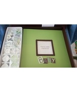Papyrus Baby Green Scrapbook/Album and embellishments 17 pcs - NEW - £23.91 GBP