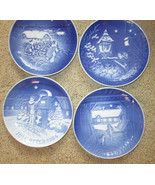 (4) Four Bing &amp; Grondahl B &amp; G JULE AFTER CHRISTMAS Plates Denmark - $72.71 CAD