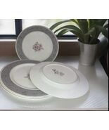 Set 4 Mikasa “Love Call” Bone China Dinner Plates - $34.92 CAD
