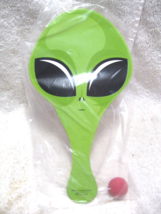 Vintage Collectible NOS ALIEN Paddle Ball-Toys-Outer Space-UFO&#39;s-Green Monster! - £16.04 GBP