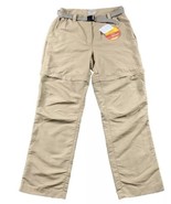 LL Bean Pants Men’s M 31X30 Khaki No Fly Zone Convertible Zip Off Hiking... - $72.65 CAD