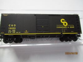 Micro-Trains # 02000397 Chesapeake &amp; Ohio 40&#39; Box Car Single Door. N-Scale - $38.33 CAD