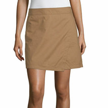 Liz Claiborne Women&#39;s Twill Skort Size 16 English Brown Color NEW - £17.96 GBP