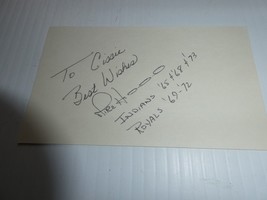 Unknown Vintage MLB Baseball Player Signed 3x5 Index Card - $18.81