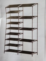 Tribesigns 9 Tiers Shoe Rack 28-30 Pairs Shoe Shelf Free Standing Shoes Holde... - £32.14 GBP