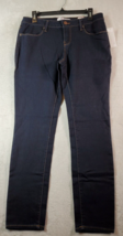 No Boundaries Jeans Womens Size 13 Black Denim Pockets Flat Front Skinny Leg - £6.66 GBP