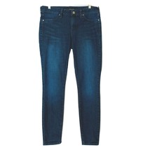 Rich &amp; Skinny Tapered Stretch Blue Jeans Womens size 31 Mid Rise Medium ... - £21.17 GBP