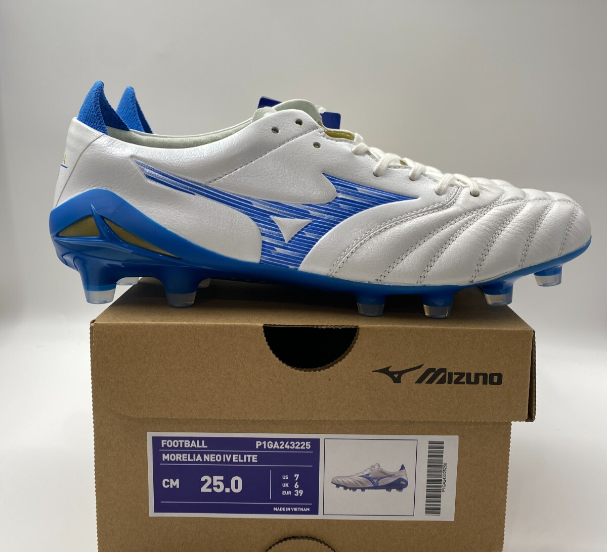Mizuno Morelia Neo IV Elite MD Men&#39;s Soccer Shoes Football [US:7/250] P1... - $213.21