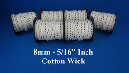8mm - 5/16″ Inch Oil Lamp Wick FREE Shipping Worldwide FREE Burner Cleaner - $15.07