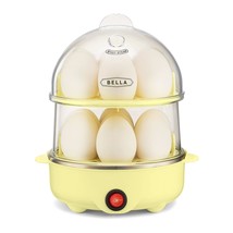 BELLA Rapid Electric Egg Cooker and Poacher with Auto Shut Off for Omelet, Soft, - £29.25 GBP