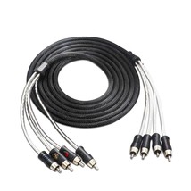 RECOIL PCI412 Premium 100% Oxygen Free Copper 12ft 4-Channel RCA Audio Interconn - £33.19 GBP