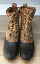 Vintage LL Bean Women’s Size  9 8” Tan Maine Hunting Boots - £26.79 GBP