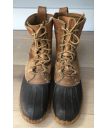 Vintage LL Bean Women’s Size  9 8” Tan Maine Hunting Boots - $34.64