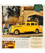 1937 Studebaker 4 Door Sedan Advertisement Automobilia Antique Car E90E1 - €25,68 EUR