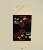 Elvis Presley Signed Autographed Sahara Table Ad w/COA - £1,804.49 GBP