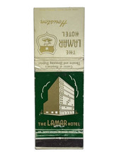 Lamar Hotel Motel Resort Inn Houston Texas Matchbook Cover Matchbox - £3.90 GBP