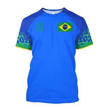 Customized zil Football Jerseys Graphic T-shirts zilian Football Selection Shirt - £72.42 GBP