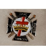 Knights Templar Crown and Cross Lapel Pin  - £7.04 GBP