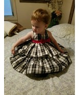 Cherokee - Plaid Black, Silver, And Red Size 12M      DC14 - $6.90