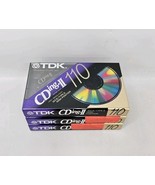 TDK CD ing-11  110 MIN. High Bias Audio Cassette Tape NEW SEALED - €16,94 EUR