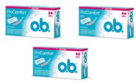 O.b. Pro Comfort Tampon Mini 16 Pieces X 3 Boxs - £15.18 GBP