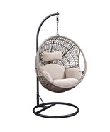 Vasant Hanging Chair, Beige Fabric &amp; Rope - $19,042.75 MXN