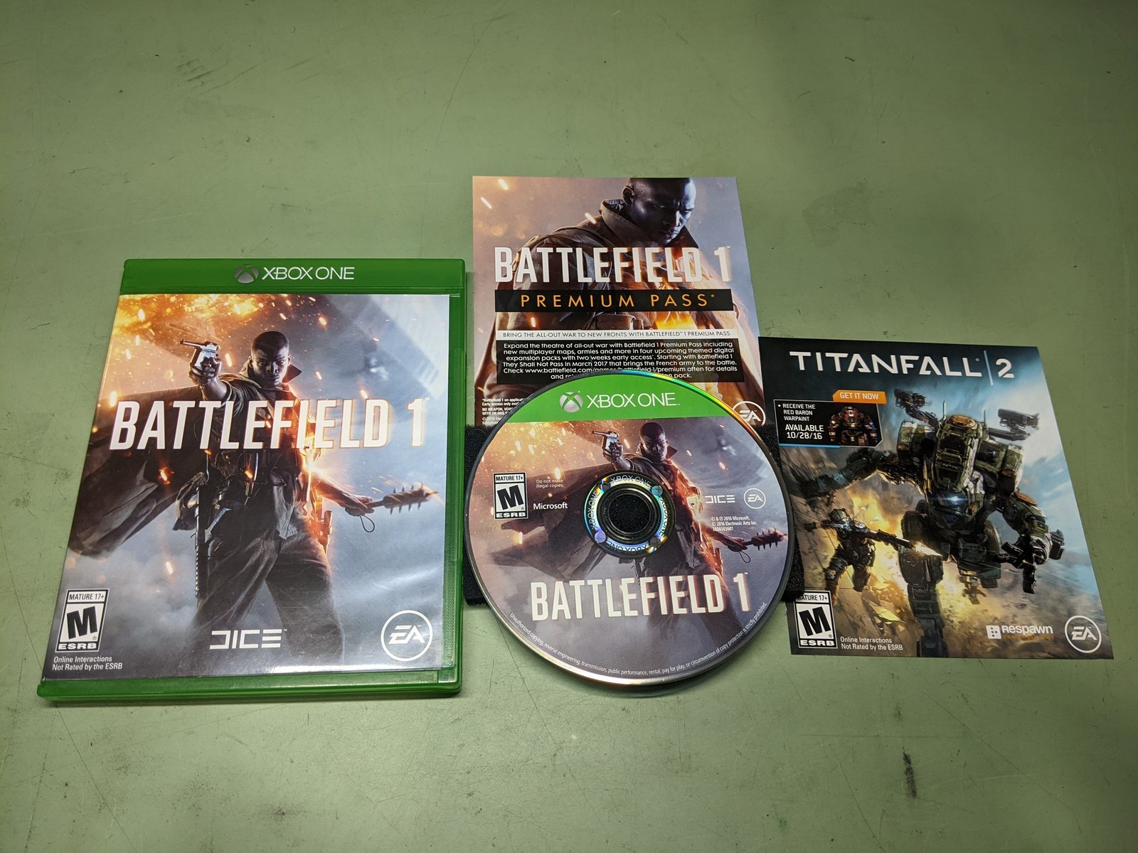 Battlefield 1 Microsoft XBoxOne Complete in Box - $6.12
