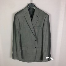 Calvin Klein Charcoal Gray Slim Fit Notch Lapel Wool Suit Jacket Size 40R - £58.66 GBP