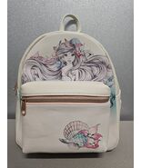 Disney Ariel Watercolor Sketch Loungefly Mini Backpack The Little Mermaid  - $182.96 CAD