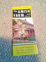 VTG The Willows Brochure Lancaster Pennsylvania Amish Farm Dutch Cooking Menu - £11.77 GBP