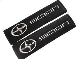 Universal Scion Embroidered Logo Car Seat Belt Cover Seatbelt Shoulder P... - £10.21 GBP