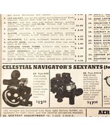 1947 Celestial Navigator Sextants Advertisement Vintage Nautical Supply E8K - $465.61 MXN