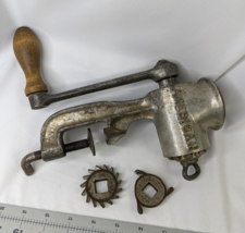 Vintage American Food Meat Grinder and Attachments - $26.95