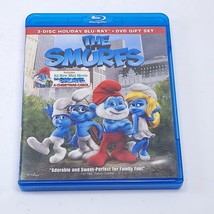 The Smurfs Blu-ray/DVD 2011 3-disc Holiday Set Neil Patrick Harris Sofia Vergara - £2.40 GBP