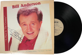 Bill Anderson signed 1986 A Place In The Country Album Cover/LP/Vinyl Record- JS - £47.01 GBP