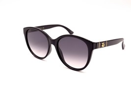 New Gucci GG0631S 001 Black Grey Authentic Sunglasses 56-18 W/CASE #1 - £131.54 GBP