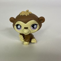 Littlest Pet Shop LPS 835 Chimp Monkey Brown Figure Toy Hasbro - £7.39 GBP