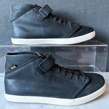 Teva Willow Chukka Mid Top Sneaker Black Leather Lace Up - Women&#39;s Size 8 - $52.91 CAD