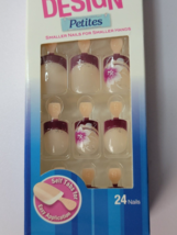 36 Packs of 24 Kiss Broadway Glue On Nails Petites Midnight Merlot Flora... - £62.30 GBP
