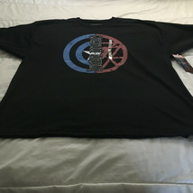 Captain America Iron Man Civil War Marvel Red Chapter M T-Shirt Tee Mirr... - $8.90