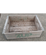 Vintage Wood 7-UP The Uncola Advertising Soda Pop Bottle Crate Carrying ... - £43.85 GBP