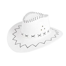 George Jimmy Men/ Women Costume Hats Cowboy Hat Party Hat -White - £14.06 GBP