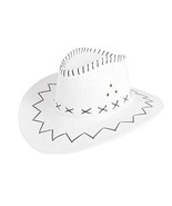 George Jimmy Men/ Women Costume Hats Cowboy Hat Party Hat -White - £14.25 GBP